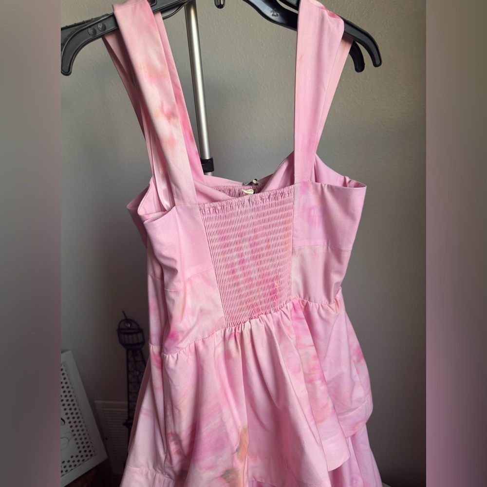 NWT Gianni Bini x Shea Leigh Mills Dolly Printed Sateen Tiered Midi Dress Sz 8 - Picture 10 of 10